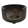 Antique Japanese Cast Iron Brazier Metal Furo Tea Ceremony Sado Water Heat C37-KT - Kettle-chidorivintage.com