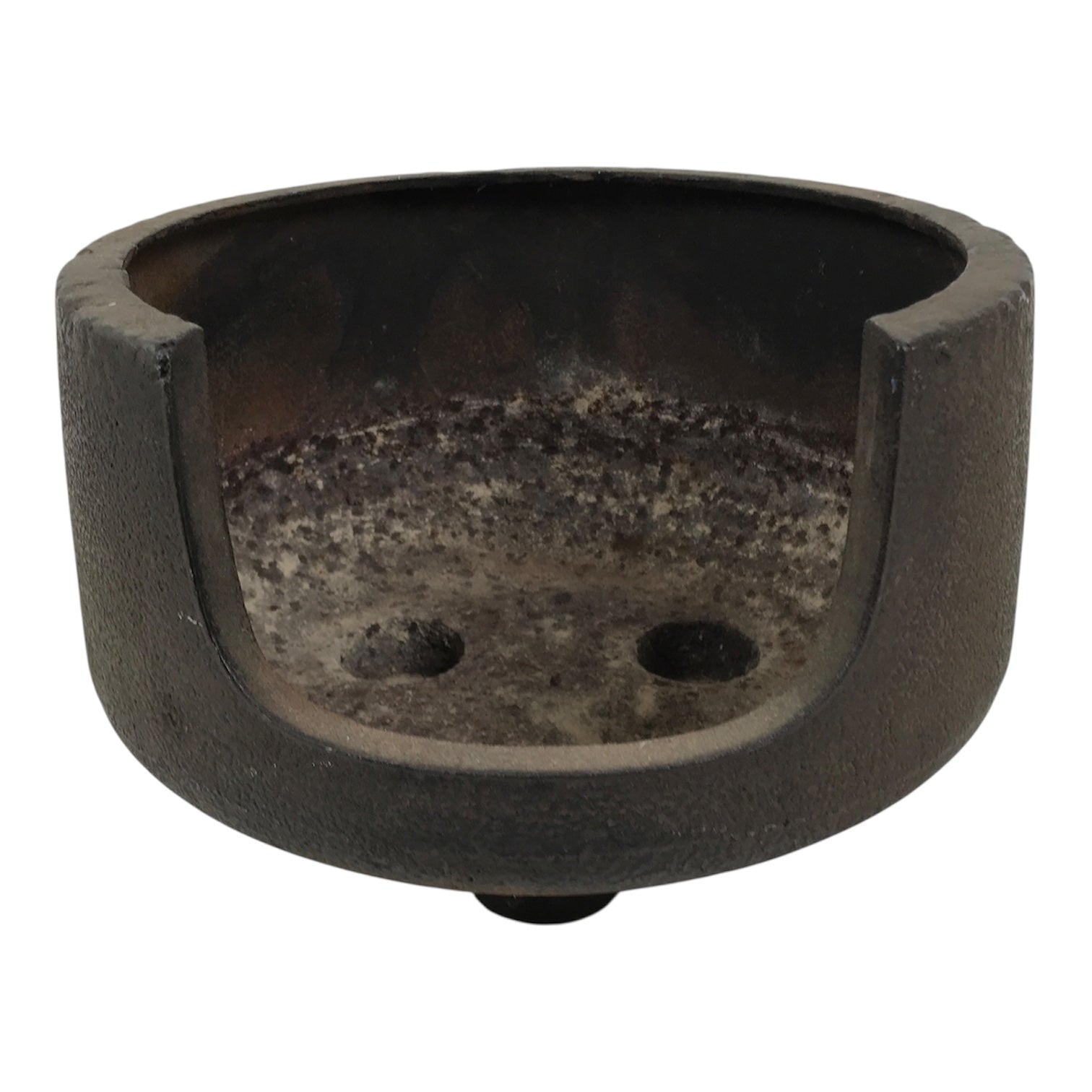 Antique Japanese Cast Iron Brazier Metal Furo Tea Ceremony Sado Water Heat C37-KT - Kettle-chidorivintage.com