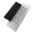 Japanese Hand-Carved Wood Stamp Vtg Fabric Kimono Characters Stationary HS321-OT - Hanko-chidorivintage.com