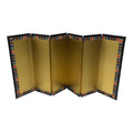 Japanese Gold Hina Doll Folding Screen Byobu Panel Display Vtg Furniture ID710-FB - Hina Doll Furniture-chidorivintage.com