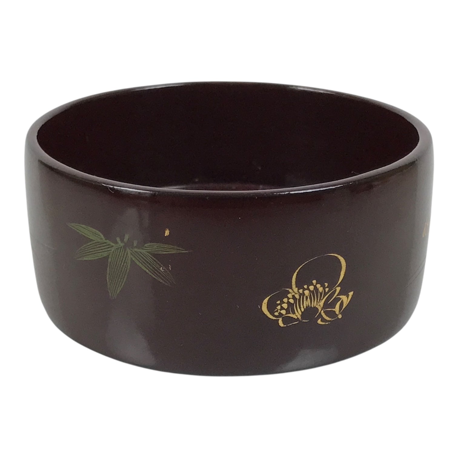 Japanese Lacquered Wooden Sake Bottle Holder Cup Tokkuri Hakama Shochikubai L630-KT - Lacquerware-chidorivintage.com