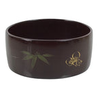 Japanese Lacquered Wooden Sake Bottle Holder Cup Tokkuri Hakama Shochikubai L632-KT - Lacquerware-chidorivintage.com