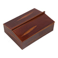 Japanese Lacquered Wooden Toothpick Case Box Yojiire Hida Shunkei Kashikiri L641-KT - Lacquerware-chidorivintage.com