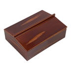 Japanese Lacquered Wooden Toothpick Case Box Yojiire Hida Shunkei Kashikiri L641-KT - Lacquerware-chidorivintage.com