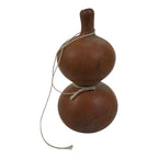 Japanese Natural Hyotan Gourd Vtg Sake Bottle Lucky Charm Calabash Brown G282-AD - Other Display Item-chidorivintage.com