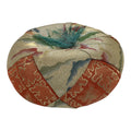 Japanese Buddhist Orin Bell Singing Bowl Fabric Pillow Vtg Orange Blue Gold BT18-OT - Buddhist-chidorivintage.com