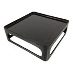 Japanese Wooden Lacquered Cut-Out Ozen Low Table Vtg Serving Tray Black L643-KT - Tray-chidorivintage.com