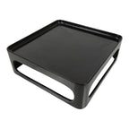 Japanese Wooden Lacquered Cut-Out Ozen Low Table Vtg Serving Tray Black L642-KT - Tray-chidorivintage.com