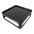 Japanese Wooden Lacquered Cut-Out Ozen Low Table Vtg Serving Tray Black L644-KT - Tray-chidorivintage.com