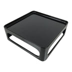 Japanese Wooden Lacquered Cut-Out Ozen Low Table Vtg Serving Tray Black L644-KT - Tray-chidorivintage.com
