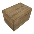 Japanese Wooden Pottery Storage Box Vtg Inside 16x10.7x9.1cm Brown X237-FB - Wooden Box-chidorivintage.com
