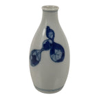Japanese Porcelain Sake Bottle Tokkuri Vtg Blue White Sometsuke Gourd TS935-KT - Sake Bottle-chidorivintage.com