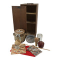 Japanese Tea Ceremony Set Chabako Wooden Box Vtg Pottery Chawan Sado PX817-KT - Tea Ceremony-chidorivintage.com