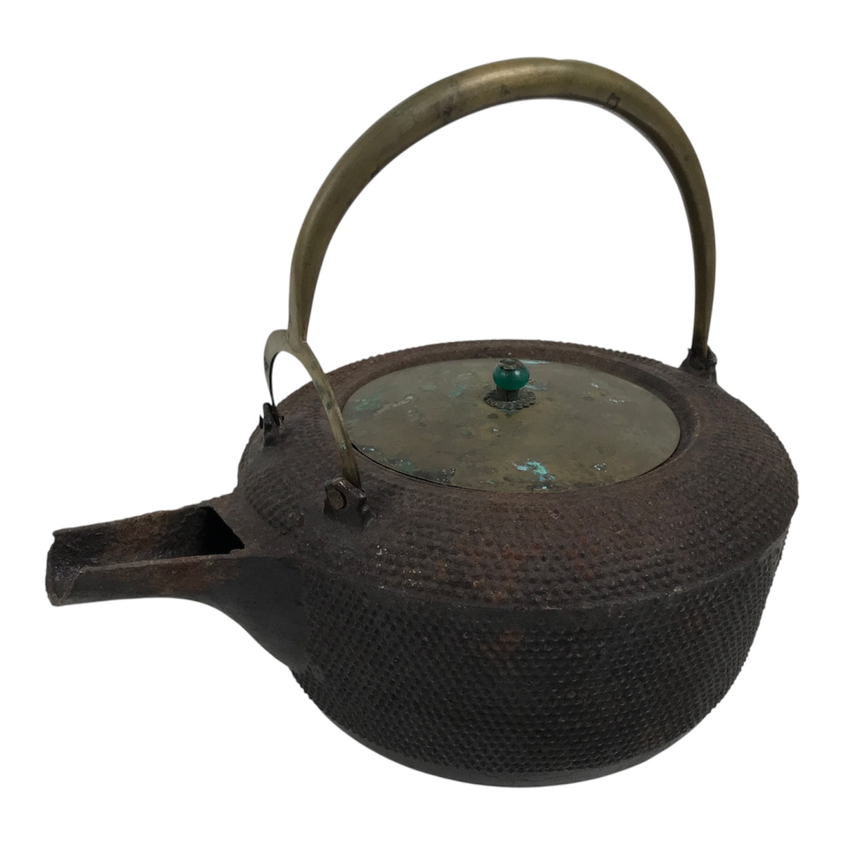 Antique Japanese Cast Iron Tetsubin Kettle Teapot Tea Ceremony Nanbu Tekki T172-KT - Kettle-chidorivintage.com