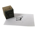 Japanese Metal Stamp Vtg Letterpress Printing Block Katakana Go Showa HS331-OT - Hanko-chidorivintage.com