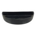Japanese Ceramic Suiban Flower Vase Vtg Pottery Ikebana Accessory Black Y606-KT - Vase-chidorivintage.com
