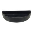 Japanese Ceramic Suiban Flower Vase Vtg Pottery Ikebana Accessory Black Y606-KT - Vase-chidorivintage.com