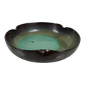 Japanese Ceramic Suiban Flower Vase Pottery Ikebana Accessory Brown Blue Y609-KT - Vase-chidorivintage.com