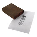 Japanese Hand-Carved Wood Stamp Vtg Price 60 Sens For 3 Days Showa HS355-OT - Hanko-chidorivintage.com