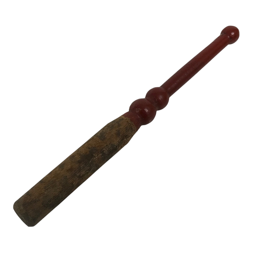 Antique Japanese Buddhist Orin Bell Singing Bowl Wooden Striker Red Lacquer BT41-OT - Buddhist-chidorivintage.com