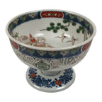 Antique Japanese Porcelain Haisen Sake Cup Washing Basin Seven Gods Meiji Y631-KT - Sake Cup-chidorivintage.com