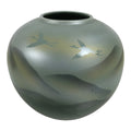 Japanese Porcelain Flower Vase Vtg Ikebana Kabin Celadon Green Mountain FK269-KT - Vase-chidorivintage.com