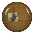 Japanese Lacquer Replica Resin Meimeizara Small Plate Tea Ceremony Floral L655-KT - Lacquerware-chidorivintage.com