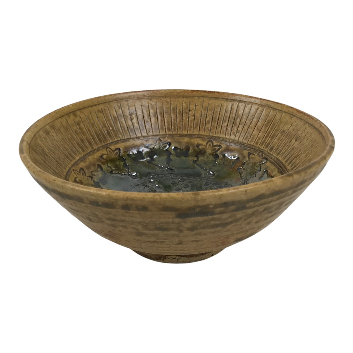 Japanese Sho Kato Ceramic Pottery Green Tea Bowl Summer Matcha Chawan SCW15-KT - Bowl-chidorivintage.com