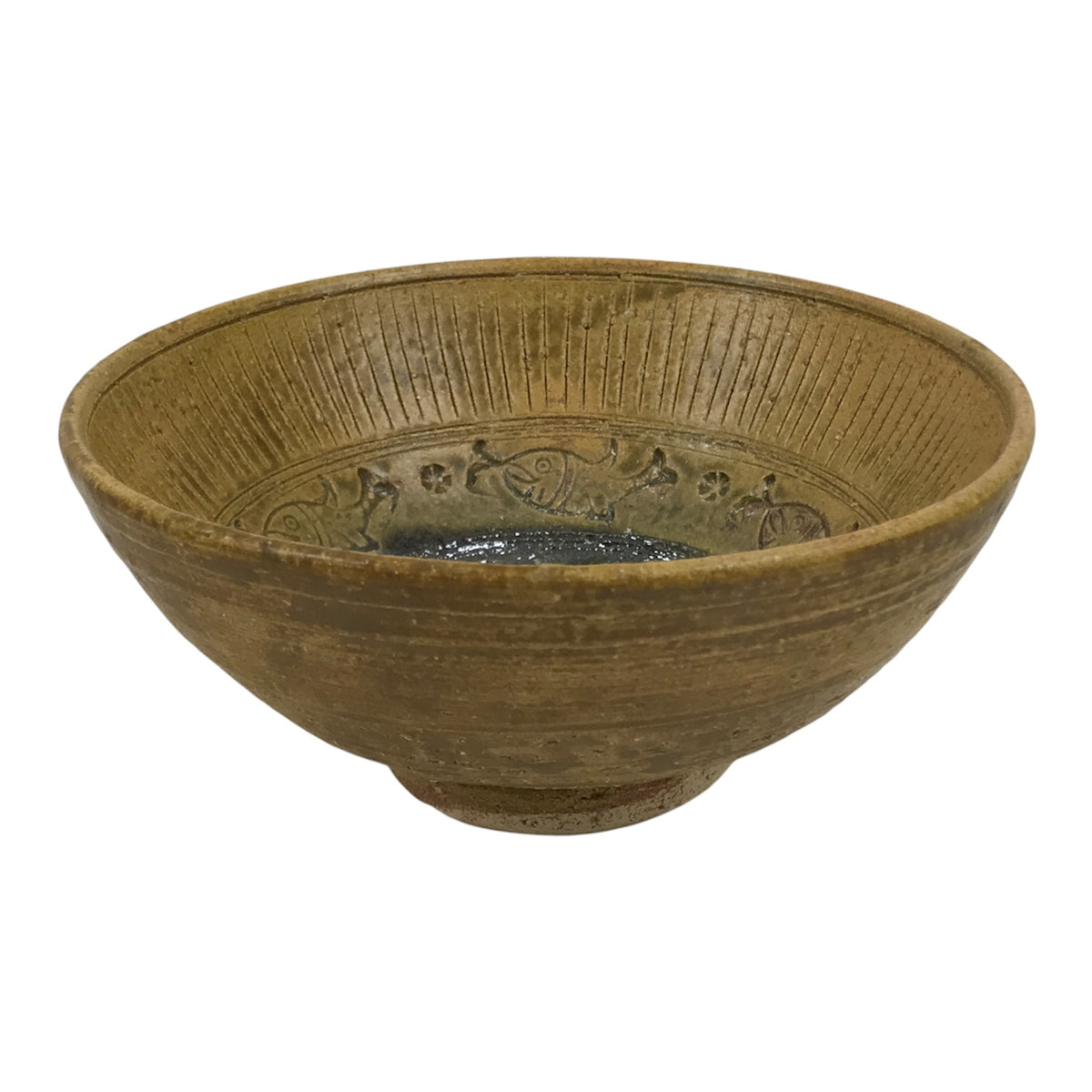 Japanese Sho Kato Ceramic Pottery Green Tea Bowl Summer Matcha Chawan SCW18-KT - Bowl-chidorivintage.com