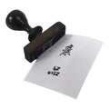 Japanese Rubber Stamp Vtg Shop Item Wood Handle Showa Office Stationary HS376-OT - Hanko-chidorivintage.com