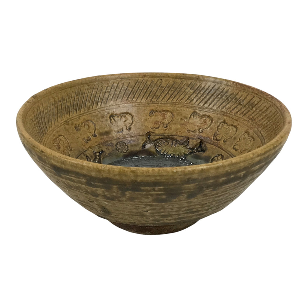 Japanese Sho Kato Ceramic Pottery Green Tea Bowl Summer Matcha Chawan SCW20-KT - Bowl-chidorivintage.com