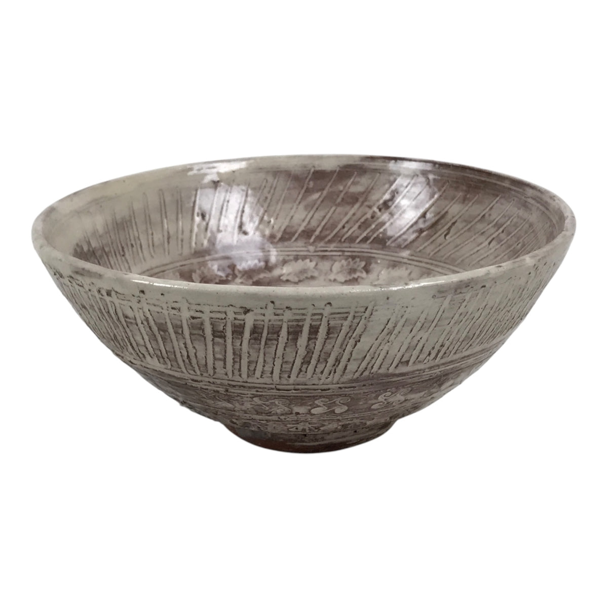 Japanese Sho Kato Ceramic Pottery Green Tea Bowl Summer Matcha Chawan SCW28-KT - Bowl-chidorivintage.com