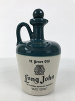 Scotch Long John 12 Year Old Whisky Empty Decanter Vtg Bottle Scotland TS901