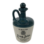 Scotch Long John 12 Year Old Whisky Empty Decanter Vtg Bottle Scotland TS901