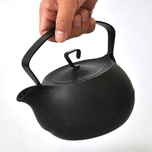 Tea supplies, Cast iron kettle, 1.3L, Black - Award-winning work, Namb, Online Shop