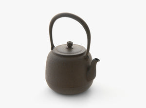 Tea supplies, Iron kettle Natsume shape 1.5L - Chobun Hasegawa, Yamagata cast iron, Metalwork