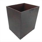 Vintage Japanese Brushed Lacquer Wooden Storage Box Inside 19.5x20x29cm Mon X99