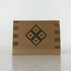 Vintage Japanese Masu Rice Cup Inside 5.5x5.5x4.5cm Setsubun Festival X125