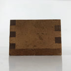 Vintage Japanese Masu Wooden Rice Cup Inside 6x6x4.5cm Setsubun Festival X126