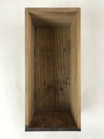 Vintage Japanese Wooden Drawer Narrow Storage Box Inside 29x12x10.5cm Brown X87