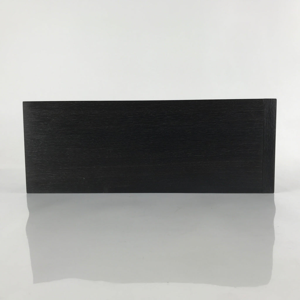 Vintage Japanese Wooden Drawer Narrow Storage Box Inside 34x6.5x13cm Brown X95