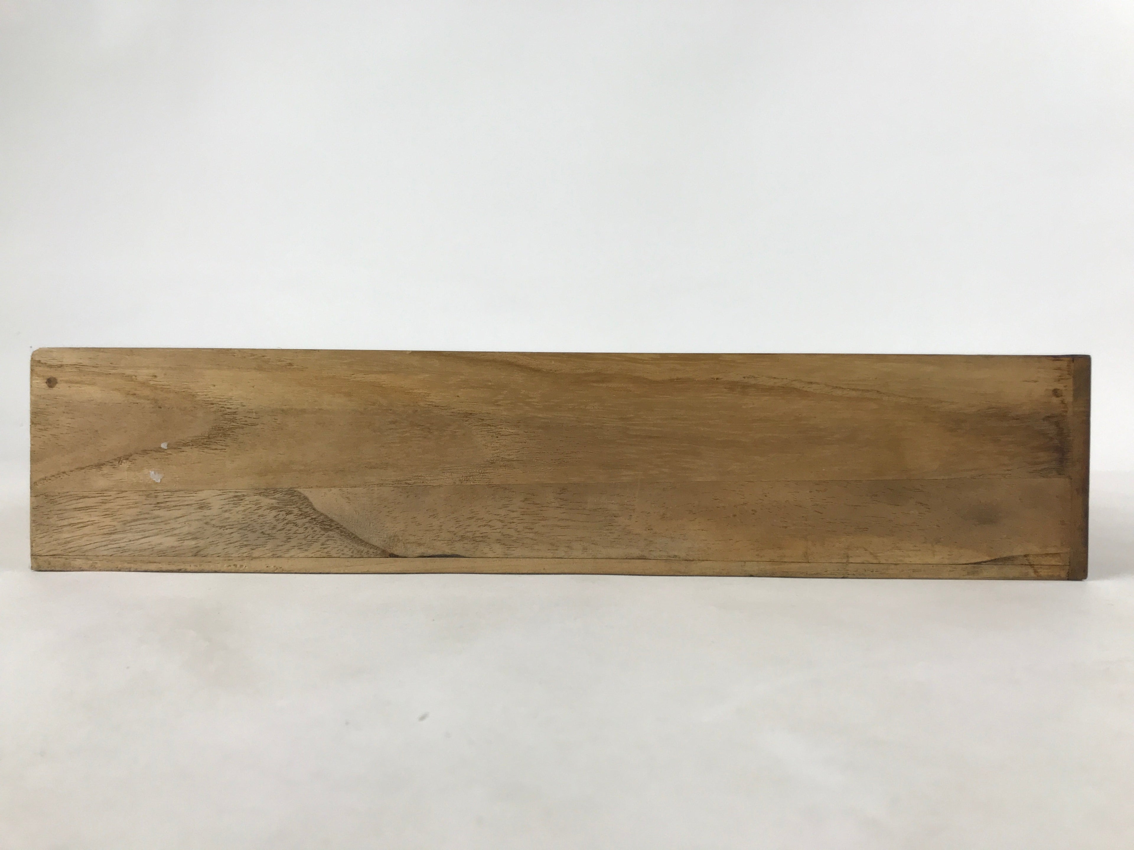 Vintage Japanese Wooden Drawer Shallow Storage Box Inside 29x20.5x6cm Brown X90
