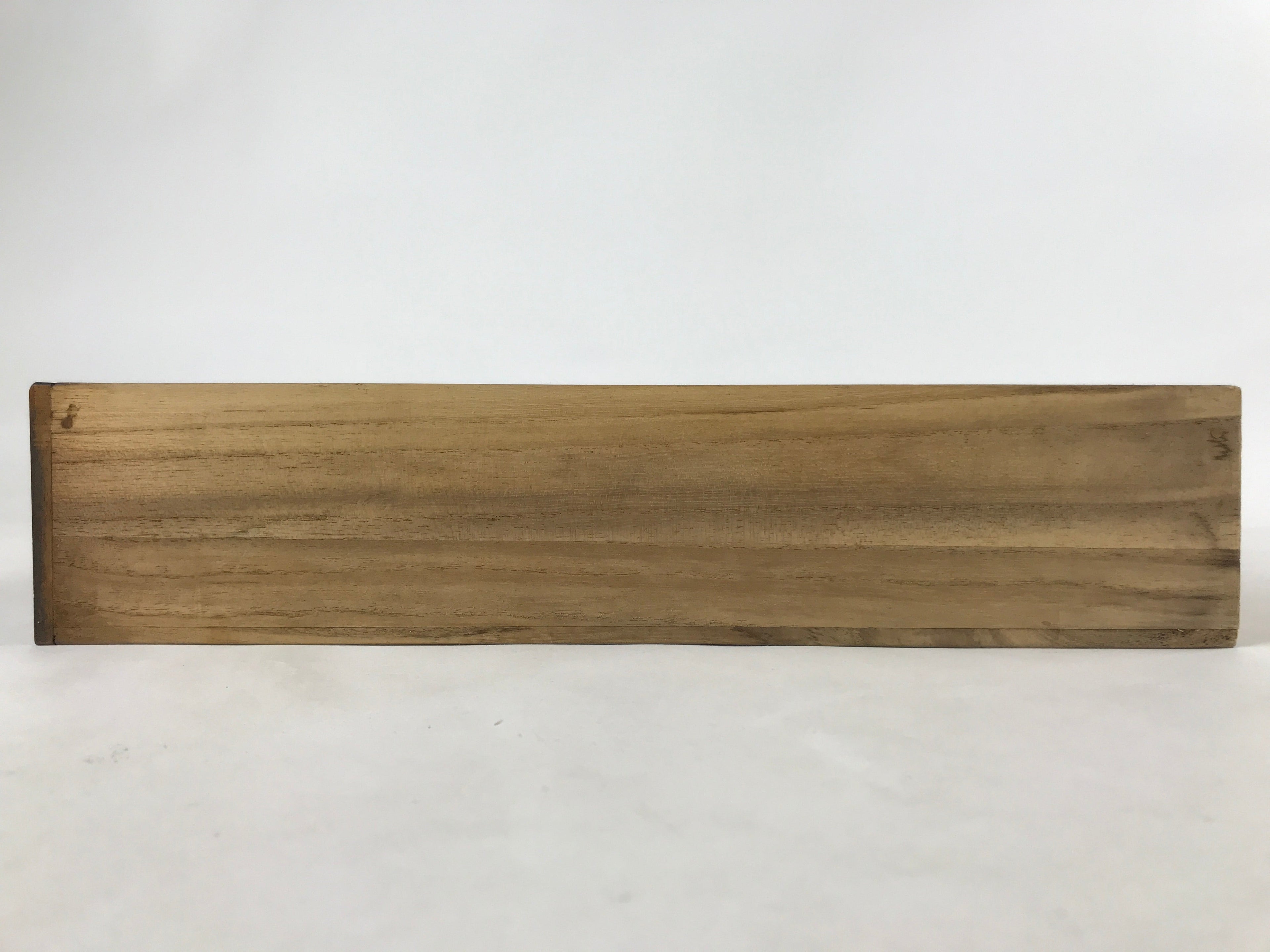 Vintage Japanese Wooden Drawer Shallow Storage Box Inside 29x20.5x6cm Brown X90