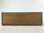 Vintage Japanese Wooden Drawer Shallow Storage Box Inside 36x25x8cm Brown X91