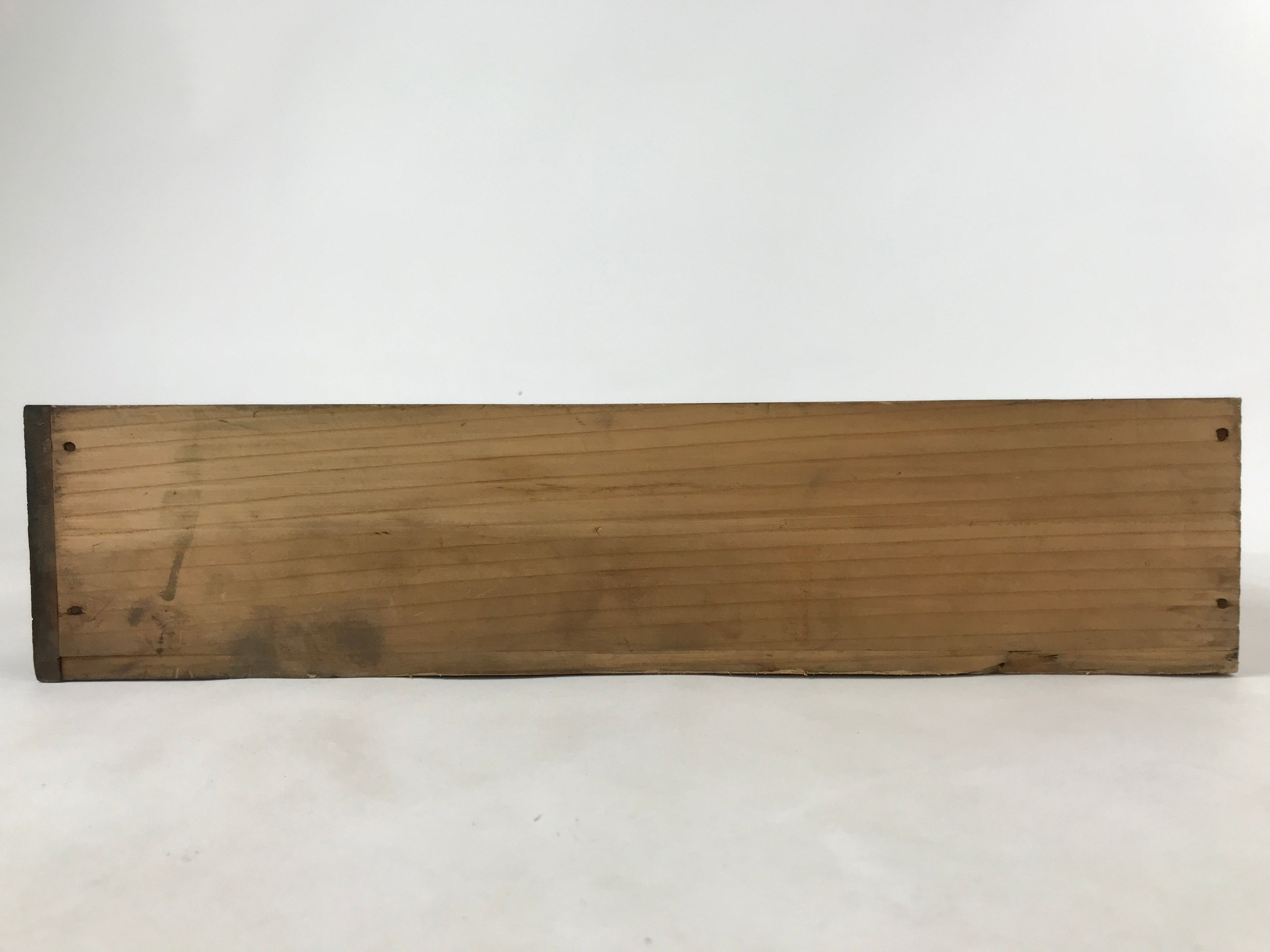 Vintage Japanese Wooden Drawer Shallow Storage Box Inside 36x25x8cm Brown X91