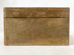 Vintage Japanese Wooden First Aid Kit Storage Box Inside 15x21.5x9cm X77