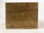 Vintage Japanese Wooden First Aid Kit Storage Box Inside 15x21.5x9cm X77