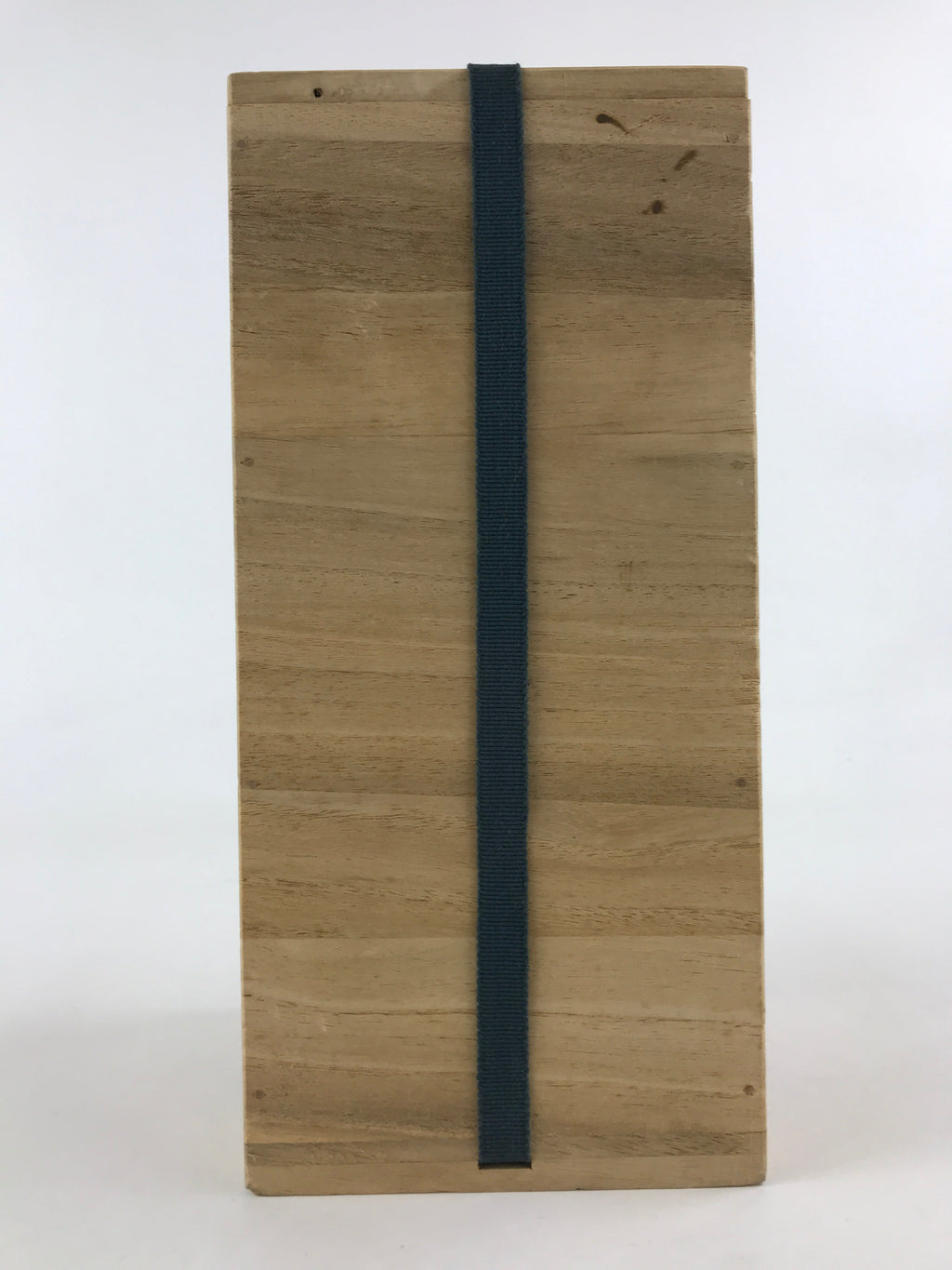 Vintage Japanese Wooden Lidded Flower Vase Storage Box Inside 11.5x11.5x26cm X52