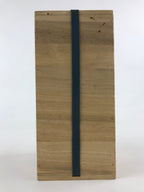 Vintage Japanese Wooden Lidded Flower Vase Storage Box Inside 11.5x11.5x26cm X52