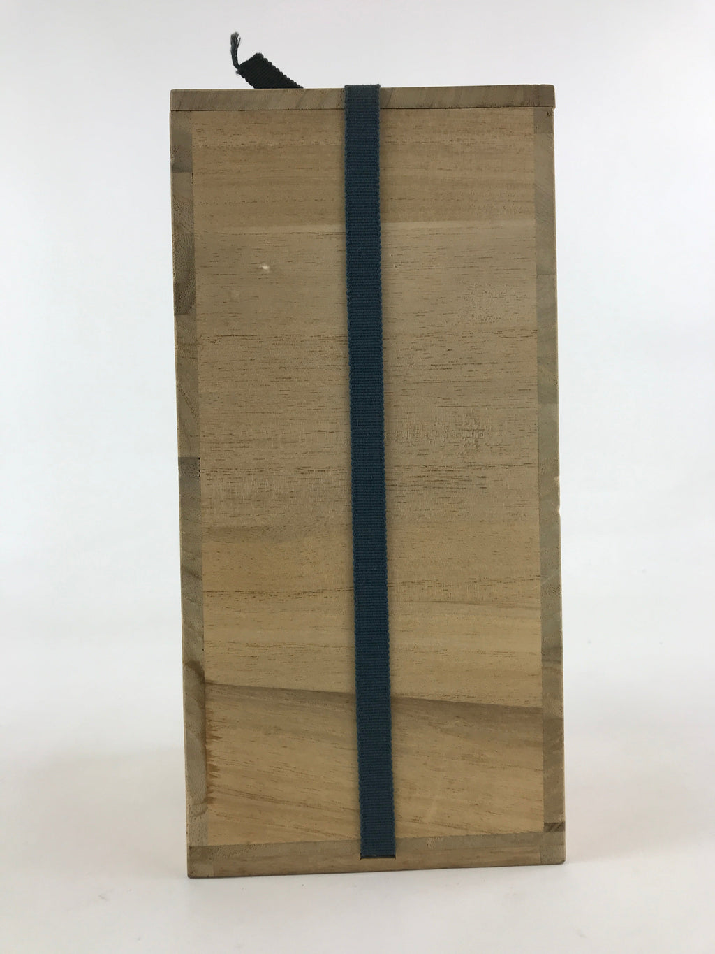 Vintage Japanese Wooden Lidded Flower Vase Storage Box Inside 12.5x12.5x27cm X53